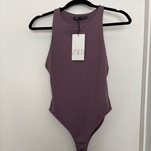 Zara Halter neck bodysuit.